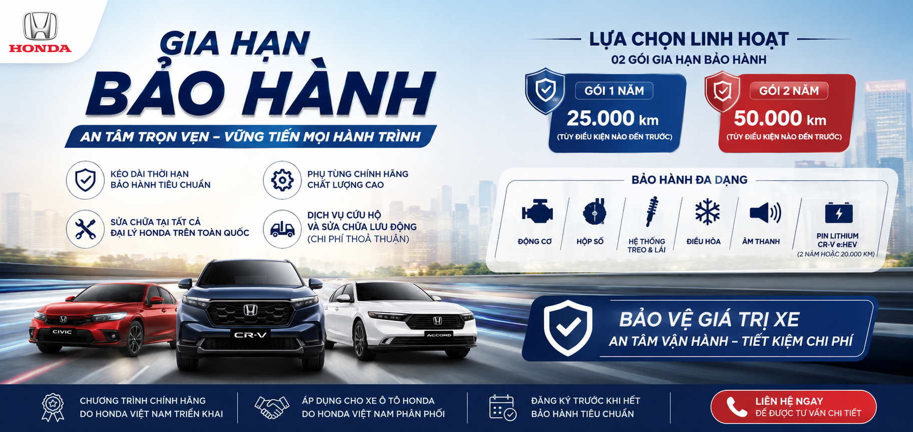 Gia Hạn Bảo Hành Honda – An Tâm Đồng Hành Trên Mọi Hành Trình