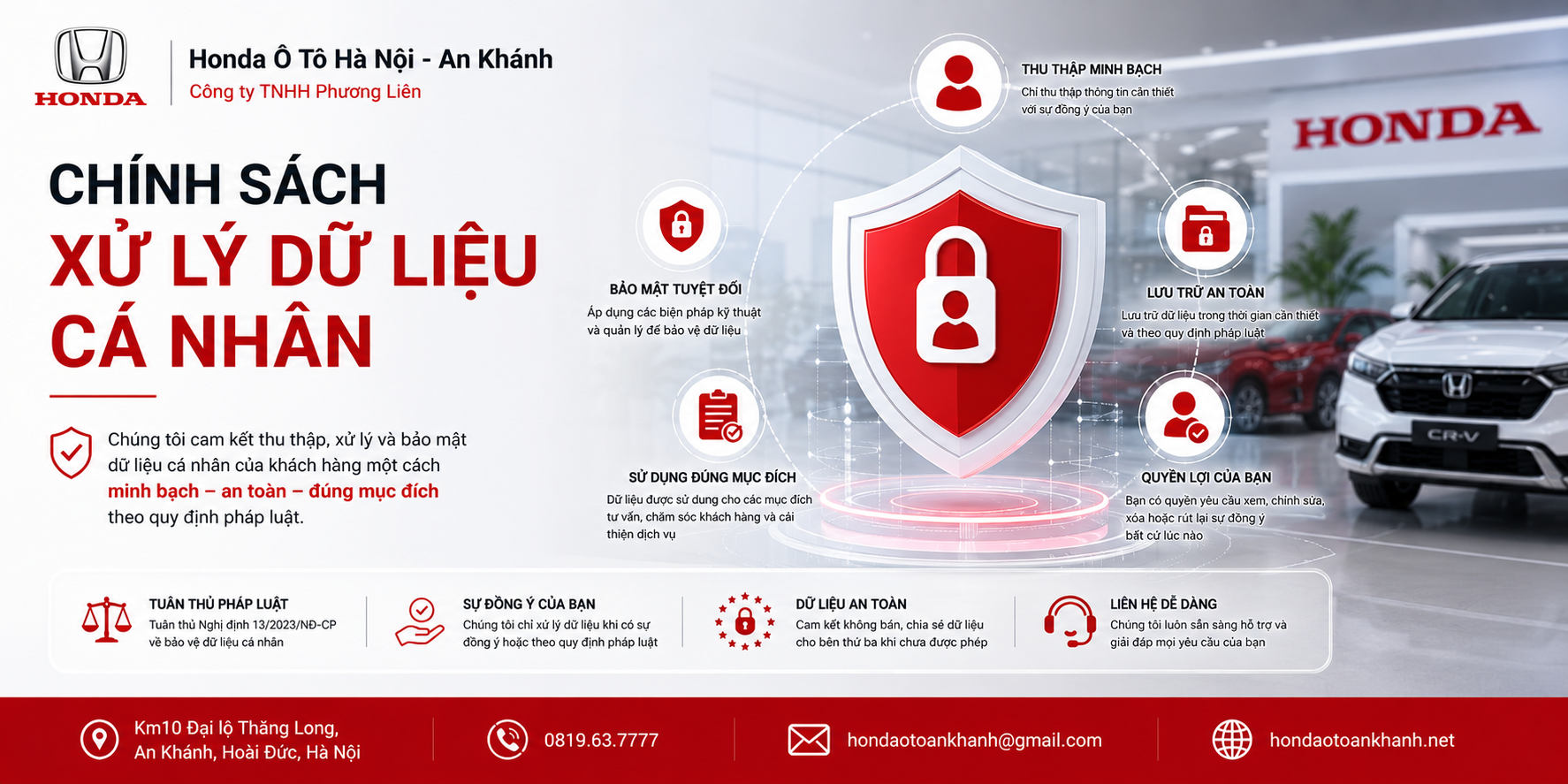 CHÍNH SÁCH XỬ LÝ DỮ LIỆU CÁ NHÂN